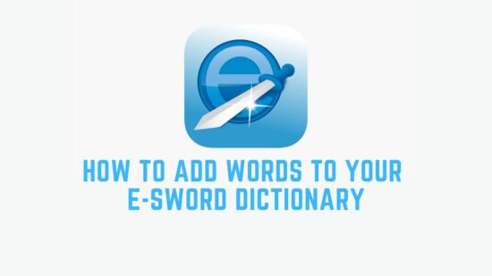 infocravings E-Sword Dictionary