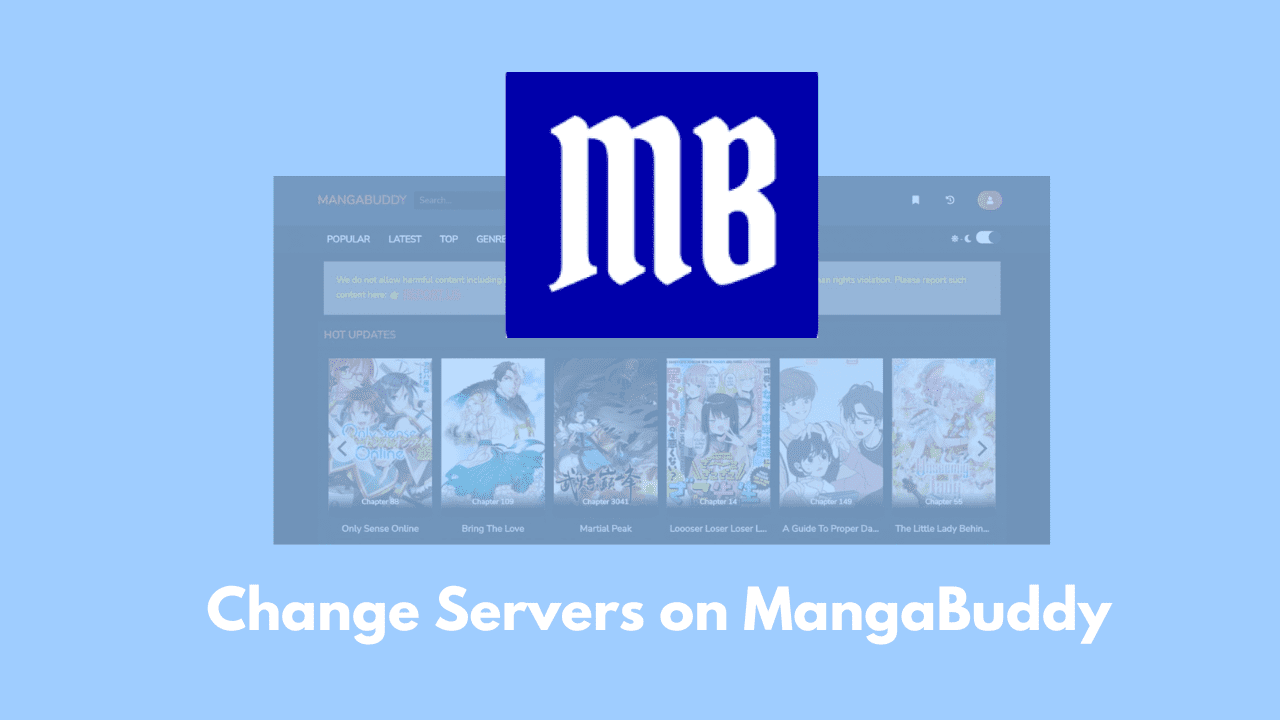 How to Change Servers on MangaBuddy infocravings.com